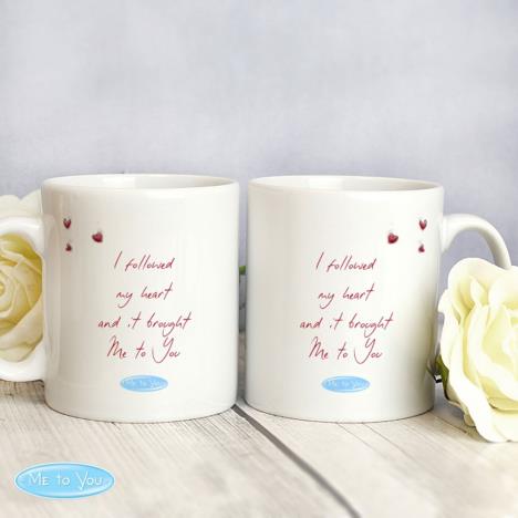 Personalised Me to You Bear His n Hers Heart Mug Set Extra Image 3